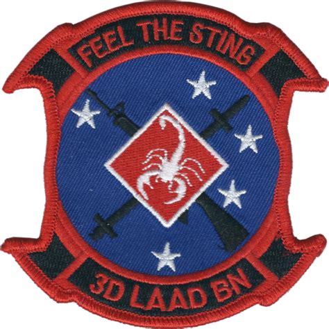 3rd Low Altitude Air Defense Battalion Patch Marine Usmc Laad Bn Ebay