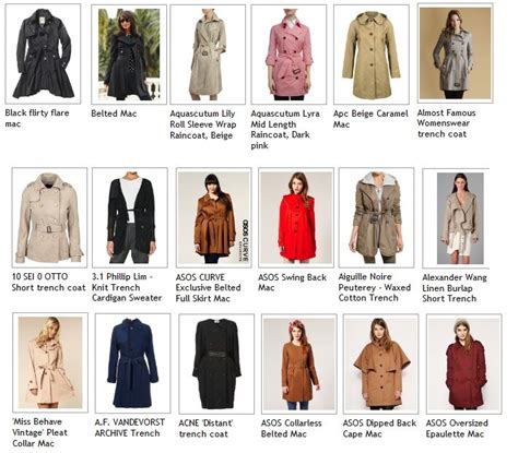 Trench Coats From England For Apple Shapes Apple Shape Fashion Apple