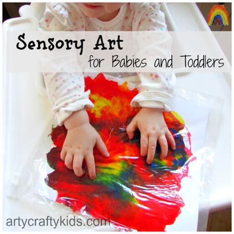 If you are looking for fun art and play recipes you are in the right place! Sensory Art for Babies and Toddlers - Arty Crafty Kids
