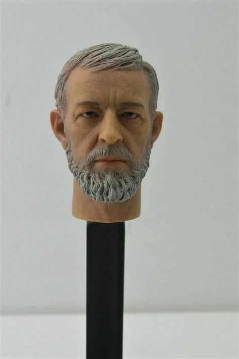 Custom Obi Wan Kenobi Head Sculpt For Hot Toys Star Wars Body Luke