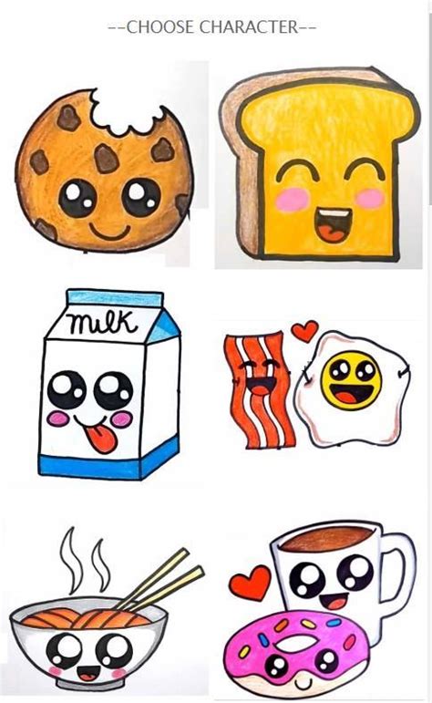 You will see how your child will like it, that you spend time with him for. How To Draw Cute Food Items for Android - APK Download