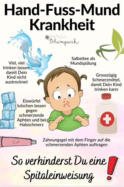 Die Hand Mund Fuss Krankheit Bei Kindern — Naturheilkunde Für Kinder