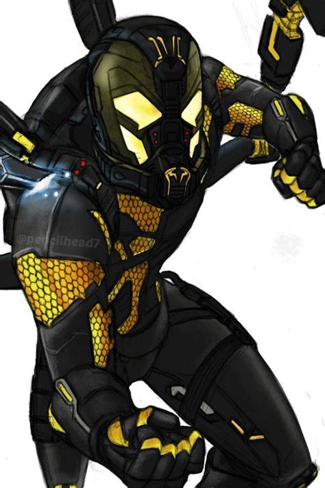 Yellow Jacket By Pencilheadno7 On Deviantart Marvel Yellowjacket