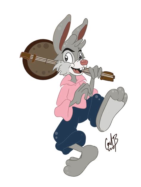 Splashin Banjo Time Brer Rabbit By Cartoonation On Deviantart