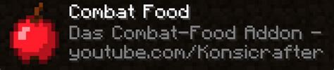 Minecraft Combat Food Texturepack Resource Pack V 17x Texture