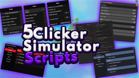 5 Roblox Clicker Simulator Script Guis Best Ones