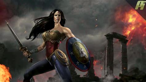 Injustice Gods Among Us Wonder Woman Ending Battle Mode Ending Clip