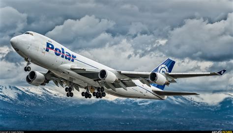 N450pa Polar Air Cargo Boeing 747 400f Erf At Anchorage Ted