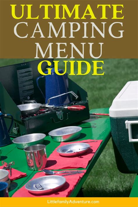 10 Tips To Help You With Plan Your Camping Menu
