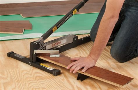 When installing a new hardwood floor, you want to make sure that your nails are flush or countersunk into the floor so you do not catch your socks on them or accidentally snag other items. Laminate Wood Floor Cutter Flooring Tools 9-Inch Blade Manual Cutting Tool Vinyl Crimpers ...