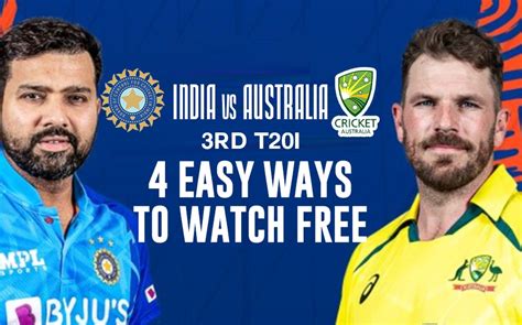 Ind Vs Aus Live Streaming 4 Easy Ways To Watch India Vs Australia 3rd