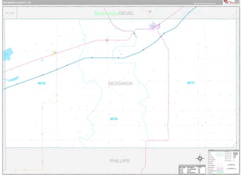 Sedgwick County Co Wall Map Premium Style By Marketmaps Mapsales