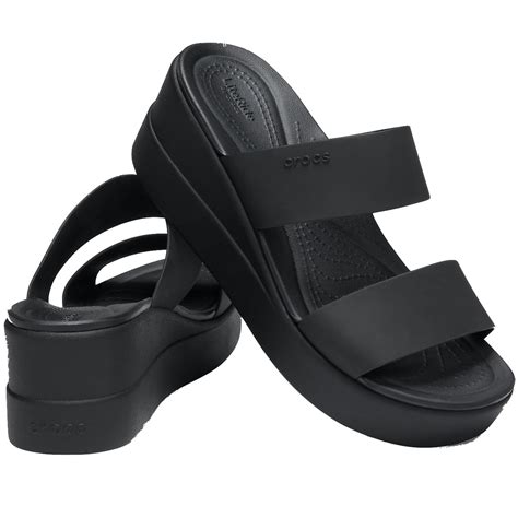 Crocs Brooklyn Mid Wedge Womens Shoes Wedges Heel Sandals Literide