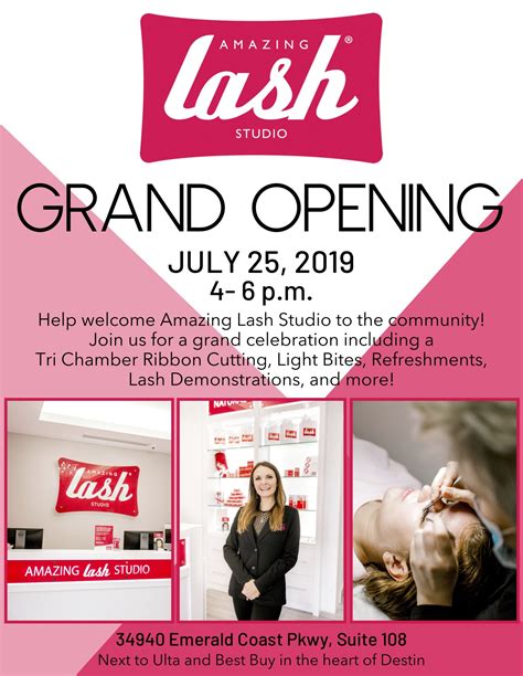 Amazing Lash Studio Opens in Destin – Proffitt PR | Reaching Your