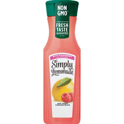 Simply Lemonade With Raspberry All Natural Non Gmo 115 Fl Oz