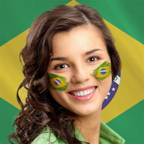 Virtual Brazil Face Paint Add A Flag Of Brazil On A Photo