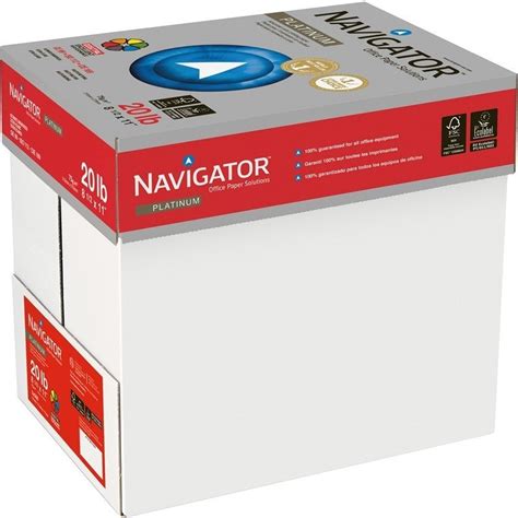 Papel Bond Tamaño Oficio Marca Navigator 10 Resmas Por Cajabond 20