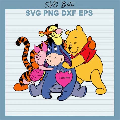Winnie The Pooh Honey SVG Cut File For T Shirt Craft And Handmade