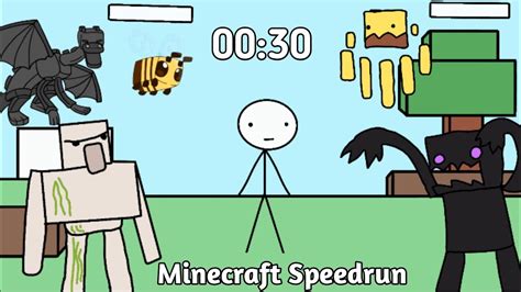 Minecraft Animated Speedrun Youtube