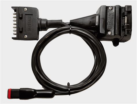 Kimiss Australian 7 Pin Flat Male Trailer Socket Plug 7 Pin Connector Adapter With Plastic Gap
