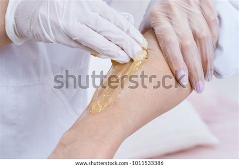 Hot Wax Depilation Procedure Stock Photo Edit Now 1011533386