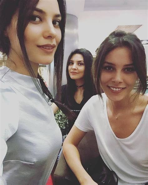 Hazal Filiz Kuçukose her Twin Sister Rose Turkish Actresses Poses