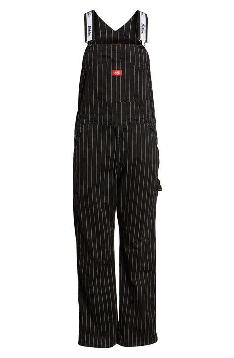 Dickies Cotton Pinstripe Overalls In Black Lyst