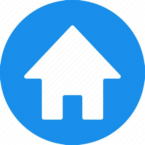 Blue Home Icon Png