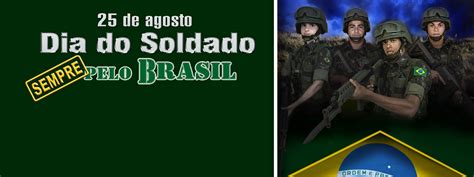 Essa comemoração faz referência à data de nascimento de luís alves de lima e silva, o duque de caxias, nascido em 1803. 25 de Agosto, Dia do Soldado - Defesa Aérea & Naval