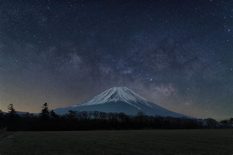 Mount Fuji At Night Mega Wallpapers