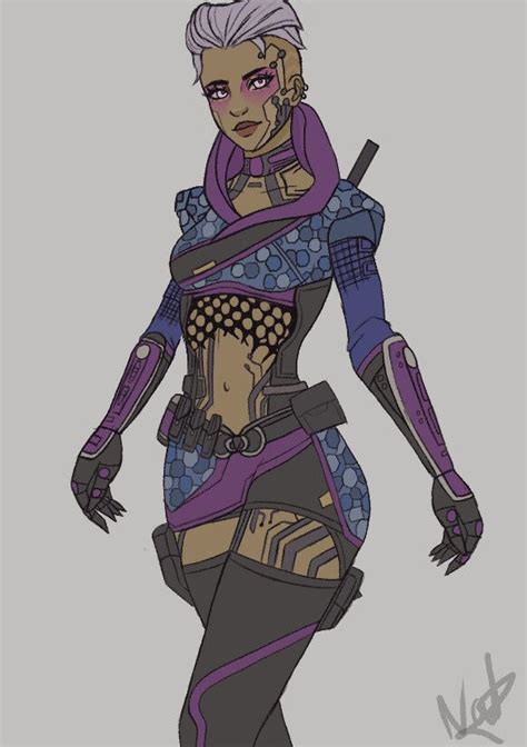 Purple Reign Loba - Apex Legends, Mama Illustration on ArtStation at