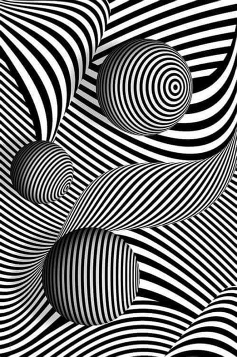 Imagen De Ilusi N Ptica Bola Optical Illusions Art Geometric Art