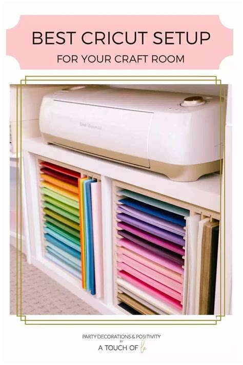 You can make it colorful and full of your favorite things. The Best Cricut Setup For Your Office | Craft room desk ...