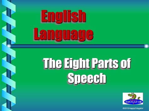 Parts Of Speech Powerpoint Uk Version Teaching Resources