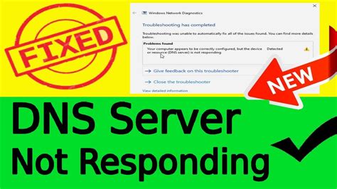How To Fix Dns Server Not Responding Error On Windows Simple Easy BENISNOUS