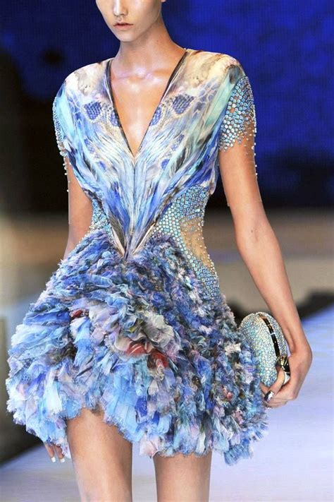 alexander mcqueen love the slightly futuristic look for the top and the blend of colours as well