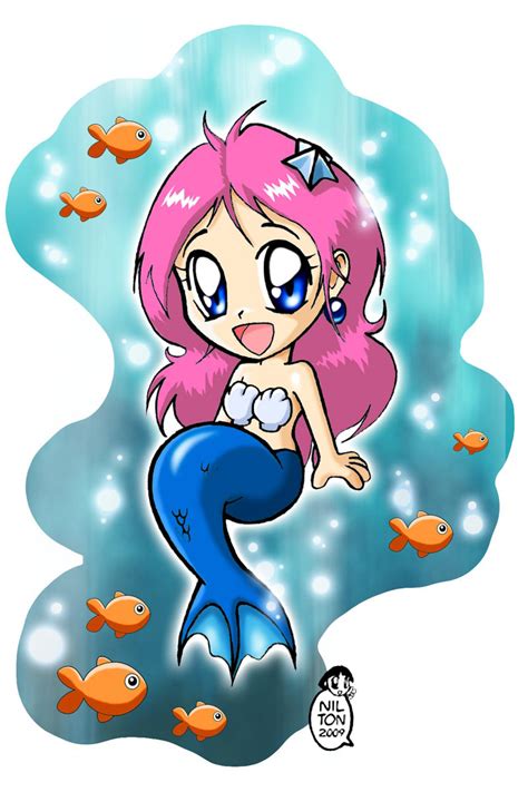Yumiko Mermaid Chibi Version By Nasnet On Deviantart