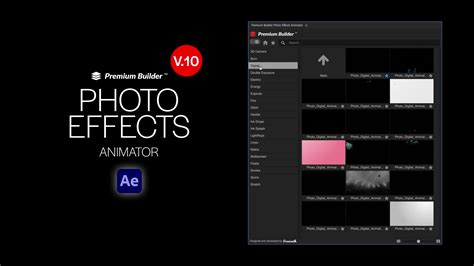 Photo Effects Animator V10 Rapid Download 37693478 Videohive After Effects