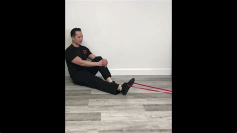 Seated Banded Toe Raises Tibialis Anterior Strengthening For Shin