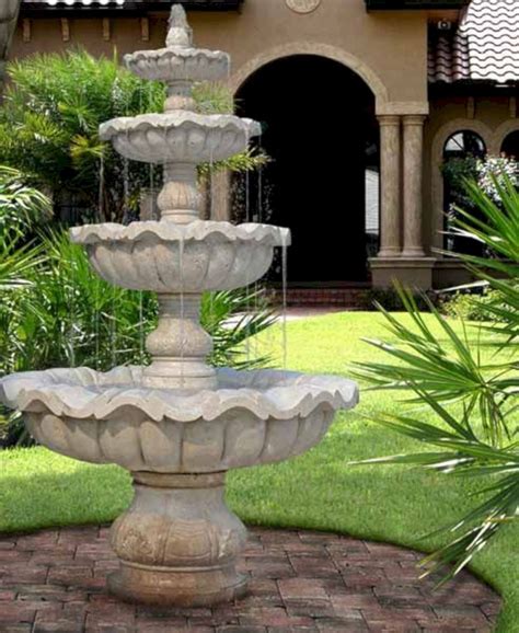 Beautify Your Home With A Front Yard Water Fountain