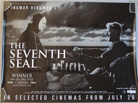 I have to rank it up there with a touch of zen, seven samurai and battleship potemkin. The Seventh Seal, Original Vintage Film Poster| Original ...