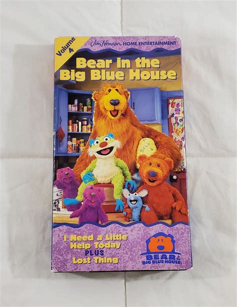 Bear In The Big Blue House Volume 4 Vhs Grelly Usa