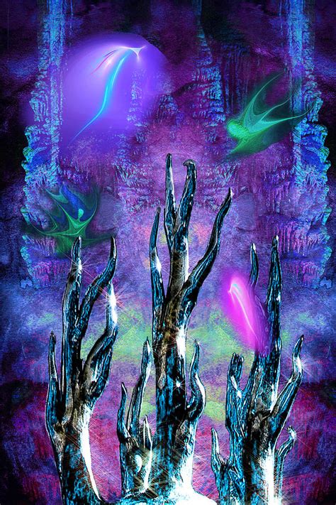 The Fairies Cave 2 Digital Art By Lisa Yount