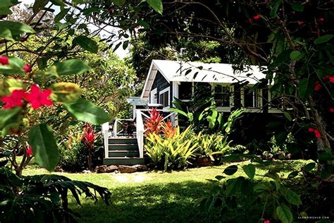 Romantic Oceanfront Cottage Rental With Private Tropical Gardens For