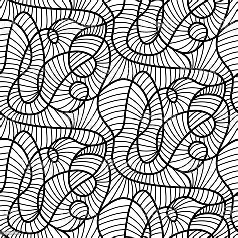 Abstract Lines Madness Seamless Pattern Modern Design Stock