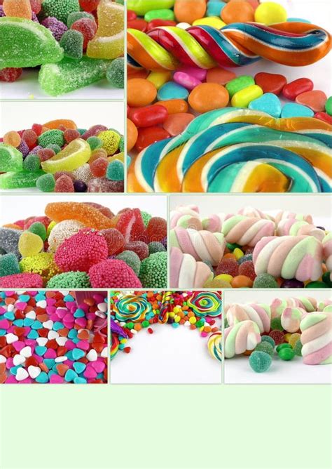 Candy Sweet Lolly Sugary Collage Stock Image Image Of Berry Candy