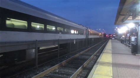 Nj Transit North Jersey Coast Line Train 4753 At Belmar With A Loud