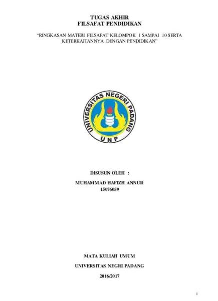 Contoh Format Paper Tugas Kuliah - Guru Paud