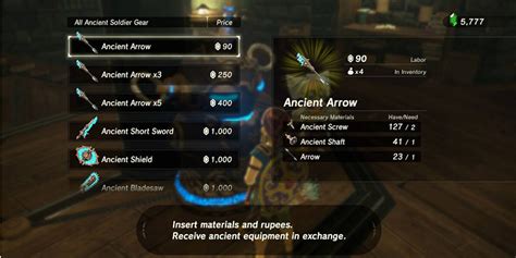Breath Of The Wild How To Get Ancient Soldier Gear