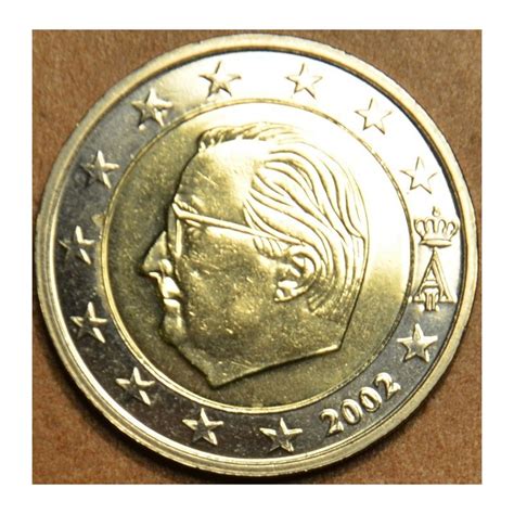 Euromince Mince 2 Euro Belgicko 2002 Albert Ii Unc